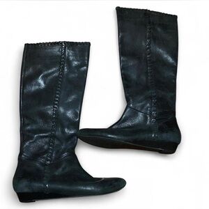 INC International Concepts Dark Leather Boots